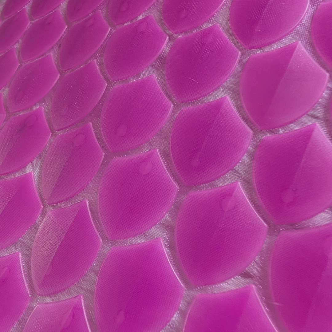 Fuchsia Dragon Scale Material Sheet - 3D Armor | NM Creations