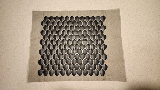 flexible 3d dragon scale fabric