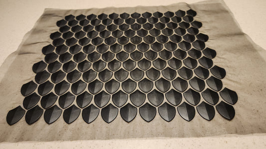 3D dragon scale fabric for crafting and cosplay