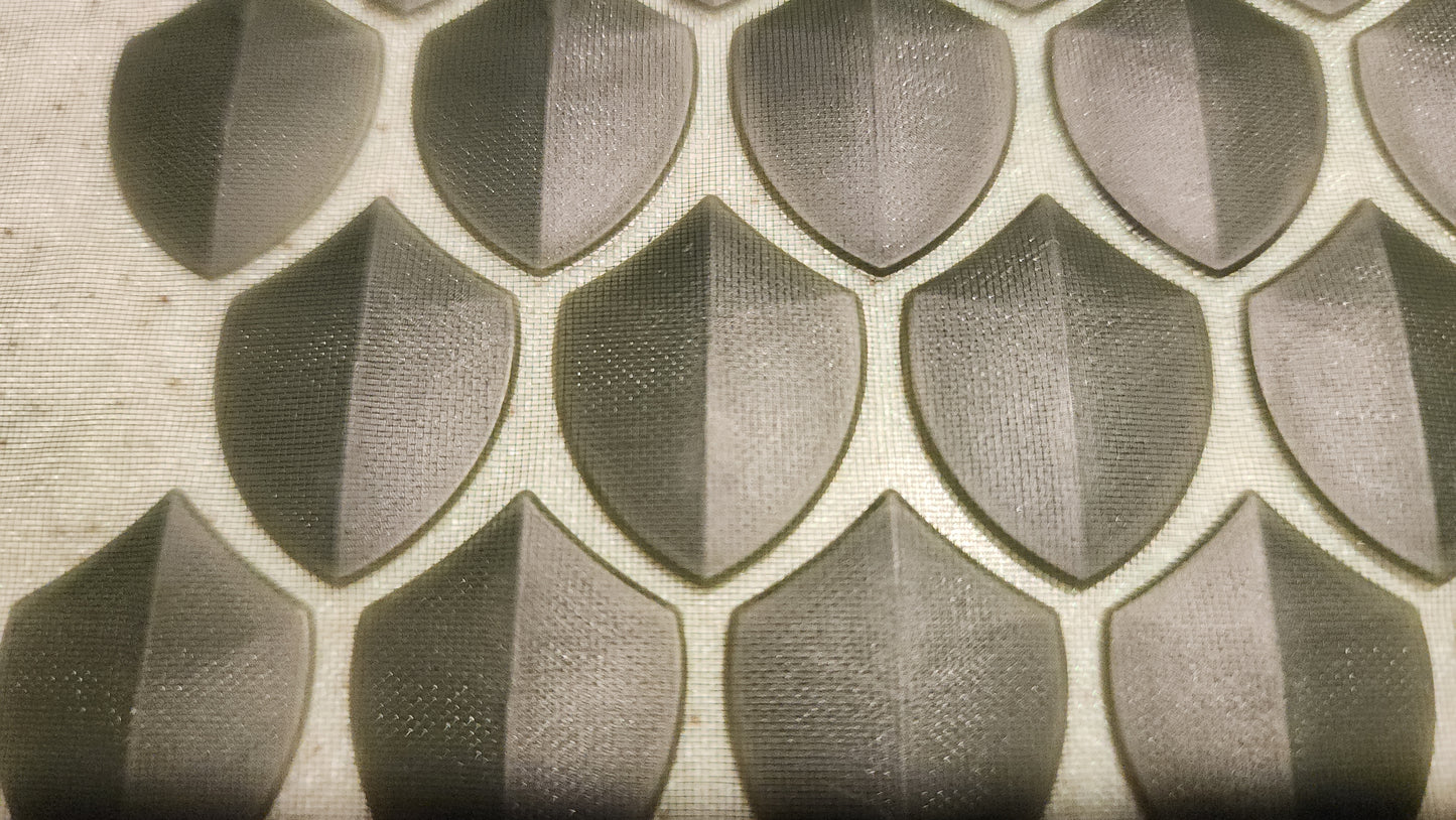 Green Scale fabric