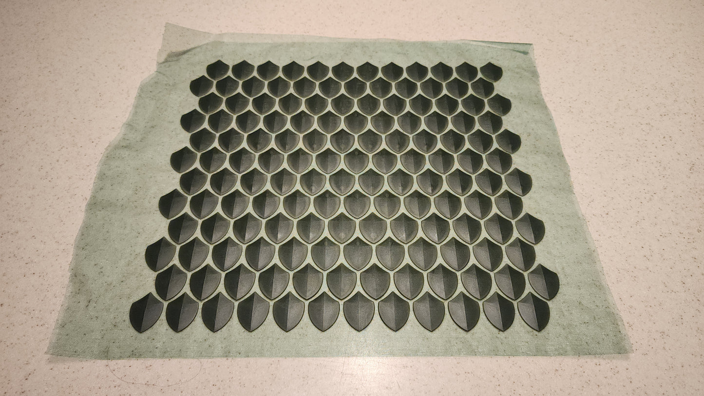 Green Scale fabric