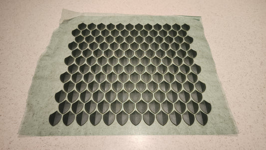 Green Scale fabric