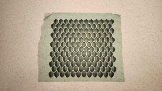 Green Scale fabric